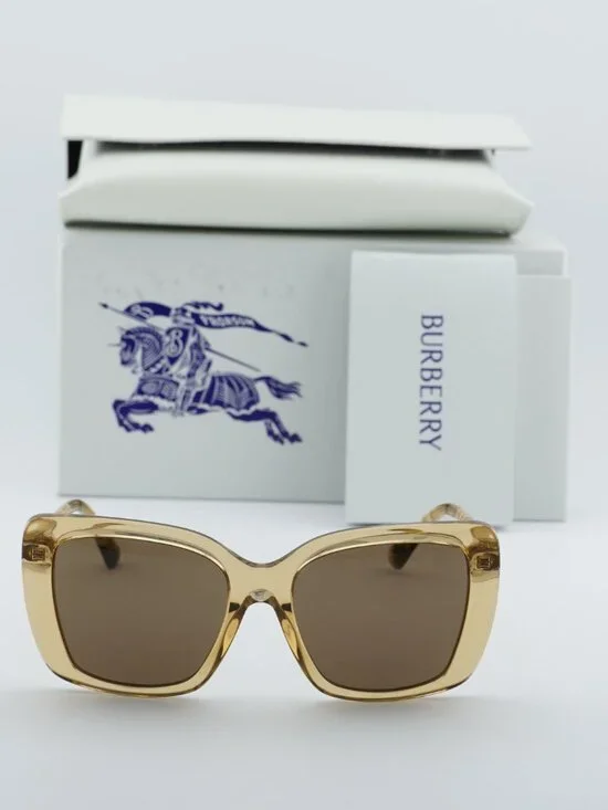 Burberry BE4456 4167/73 Square Sunglasses - Beige/Brown - Picture 6 of 9